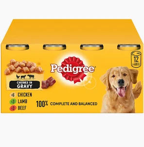Pedigree Tins mixed in Gravy 12x400g