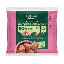 Natures Menu 80/20 Pork 1kg Nuggets