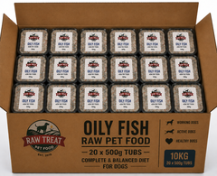 Raw Treat Pet Food Oily Fish Full Box 20x500g