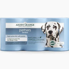Arden Grange Sensitive Tins (Fresh White Fish With Potato) 6x395g