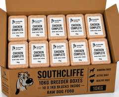 Southcliffe Chicken Complete Blocks 10kg Bulk Box 10x1kg Blocks